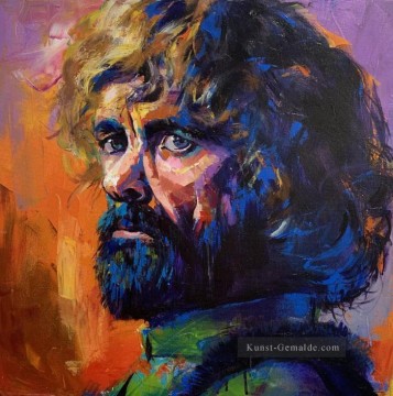 Zauberwelt Werke - Porträt von Tyrion Lannister im braunen Spiel der Throne